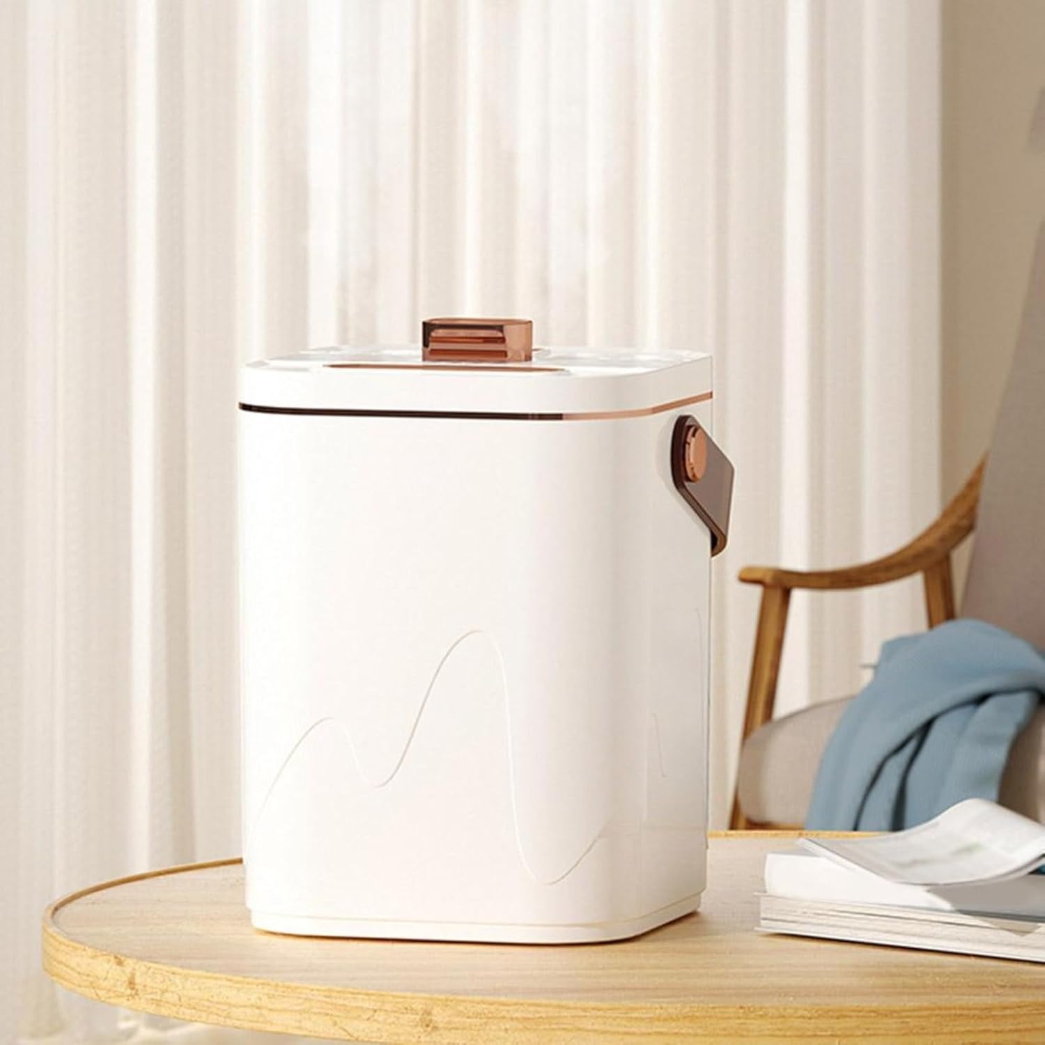 Tragbarer Luftbefeuchter, 1800 ml, großes Fassungsvermögen, Doppelspray, wiederaufladbar, leiser Betrieb, einstellbare Einstellungen, automatische Abschaltung, für Schlafzimmer, Heimbüro – Bild 5
