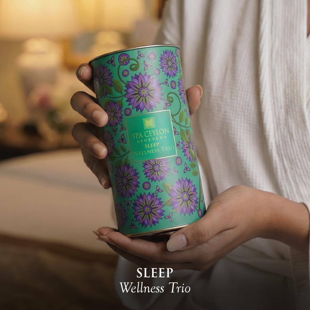 SPA CEYLON Sleep Wellness Trio Set mit Duschgel, Körpercreme & Balsam für erholsame Nächte, Aromatherapie-Geschenkset, beruhigend & vegan – Bild 8