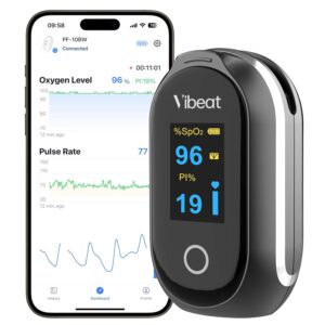 Vibeat Sleep Bluetooth-Pulsoximeter...
