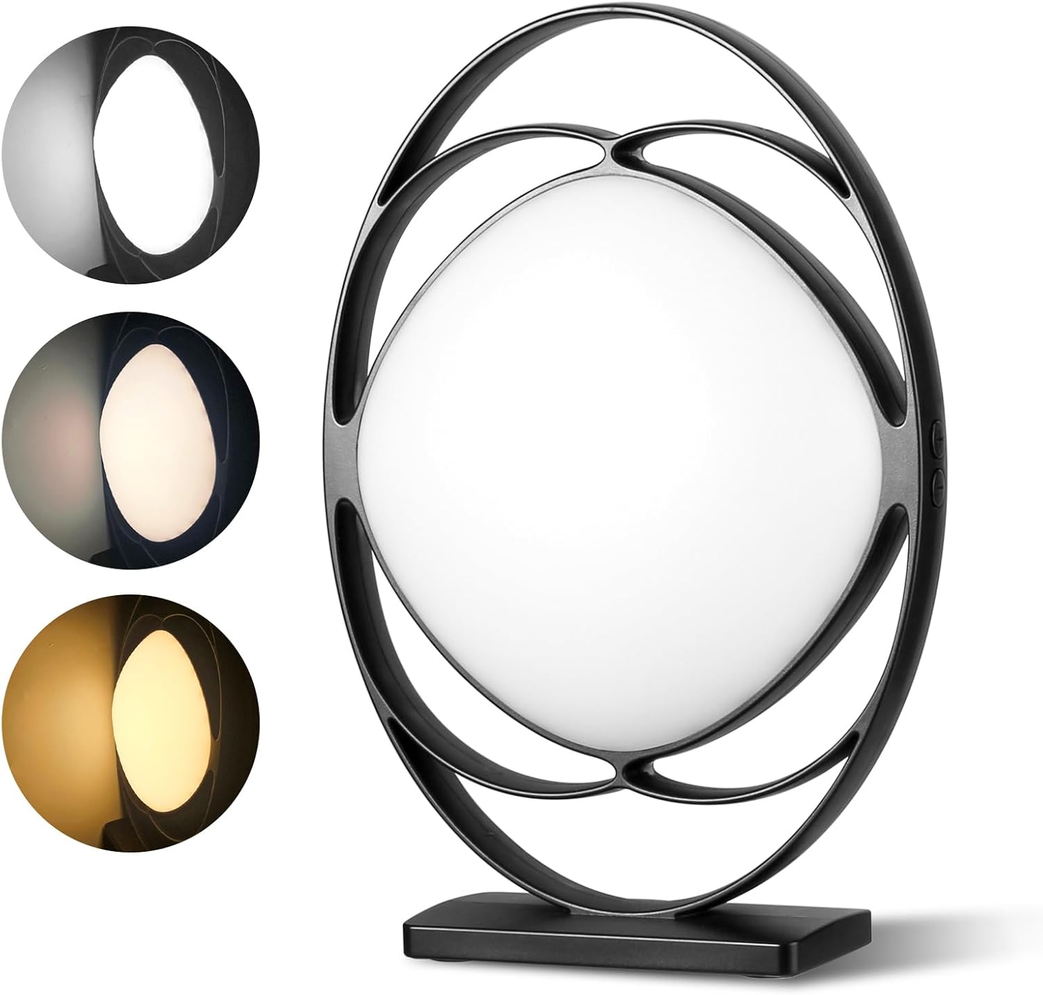 Tageslichtlampe 15000 Lux, Tageslichtlampe mit 3 Farbtemperaturen, 5 Helligkeitsstufen, Simulation von Tageslicht, UV-freie LED-Tageslichtlampen, Touch Control Sonnenlichtlampe, Vollspektrumlampe