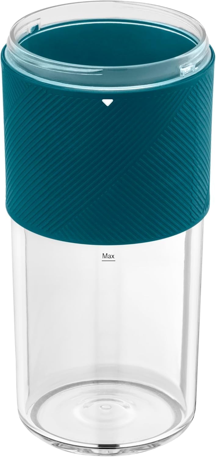 WMF Küchenminis Mix on the Go 300 ml, Mini-Mixer to Go, USB-Mixer Smoothie Maker, wiederaufladbarer persönlicher Mixer, tragbarer Mixer für Smoothies, Shakes, Petrolblau – Bild 11