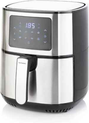 Heißluftfritteuse, 5,5 l, schnelle...