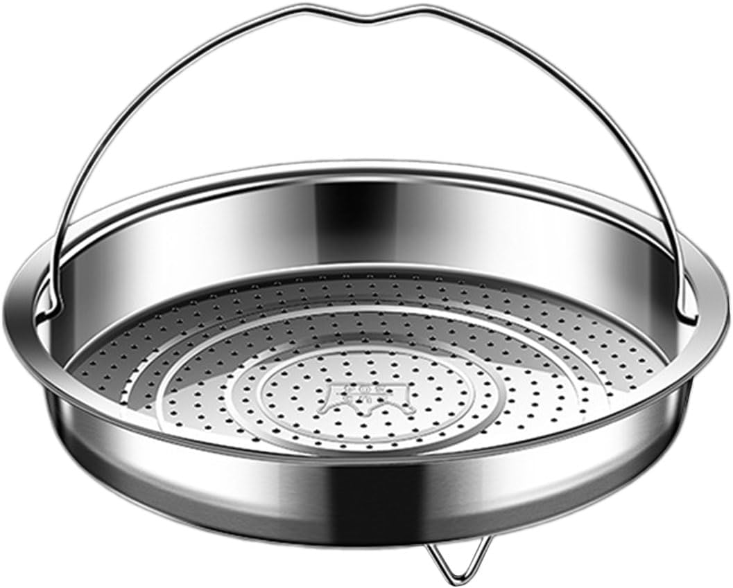Edelstahl-Dampfgarer mit Griff, Dampfgarer, Gemüse-Dampfgarer