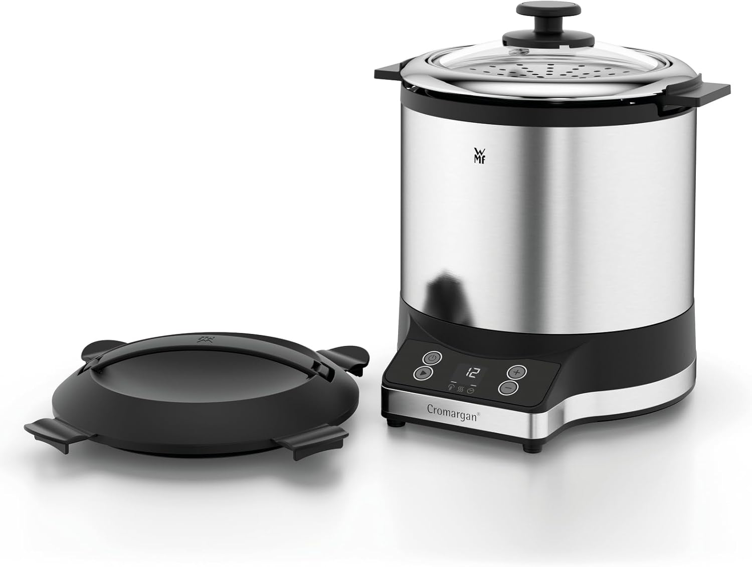 WMF KÜCHENminis® Reiskocher mit Lunch-to-Go-Box, Dampfgarer, platzsparend, extra To-Go-Deckel verwandelt den Innentopf (1,0 Liter) in eine sichere Lunchbox To-Go ohne Lebensmitteltransfer, 220 W – Bild 2