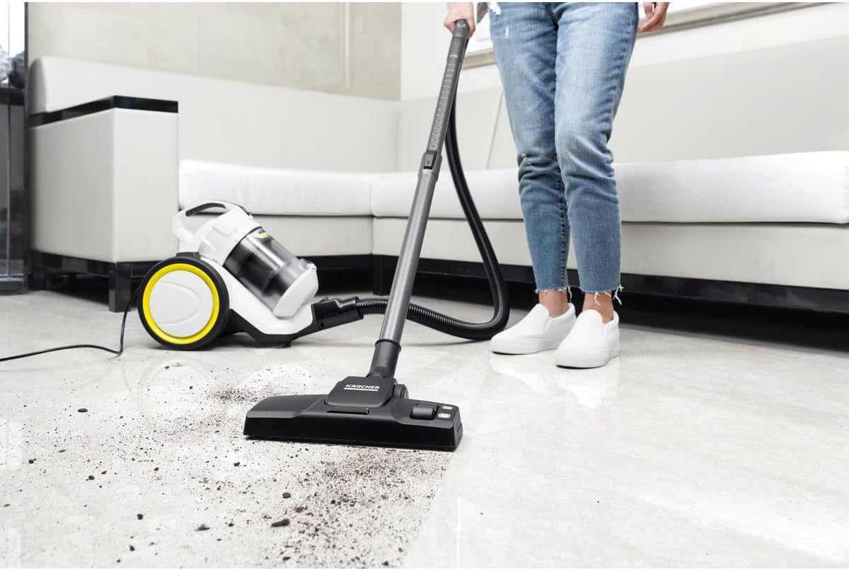 KÄRCHER Staubsauger VC 3 (beutelloser, transparenter und waschbarer Schmutzbehälter, Komfortausstattung, hocheffizienter HEPA-Filter, filtert allergieauslösende Partikel, 700 Watt) – Bild 2