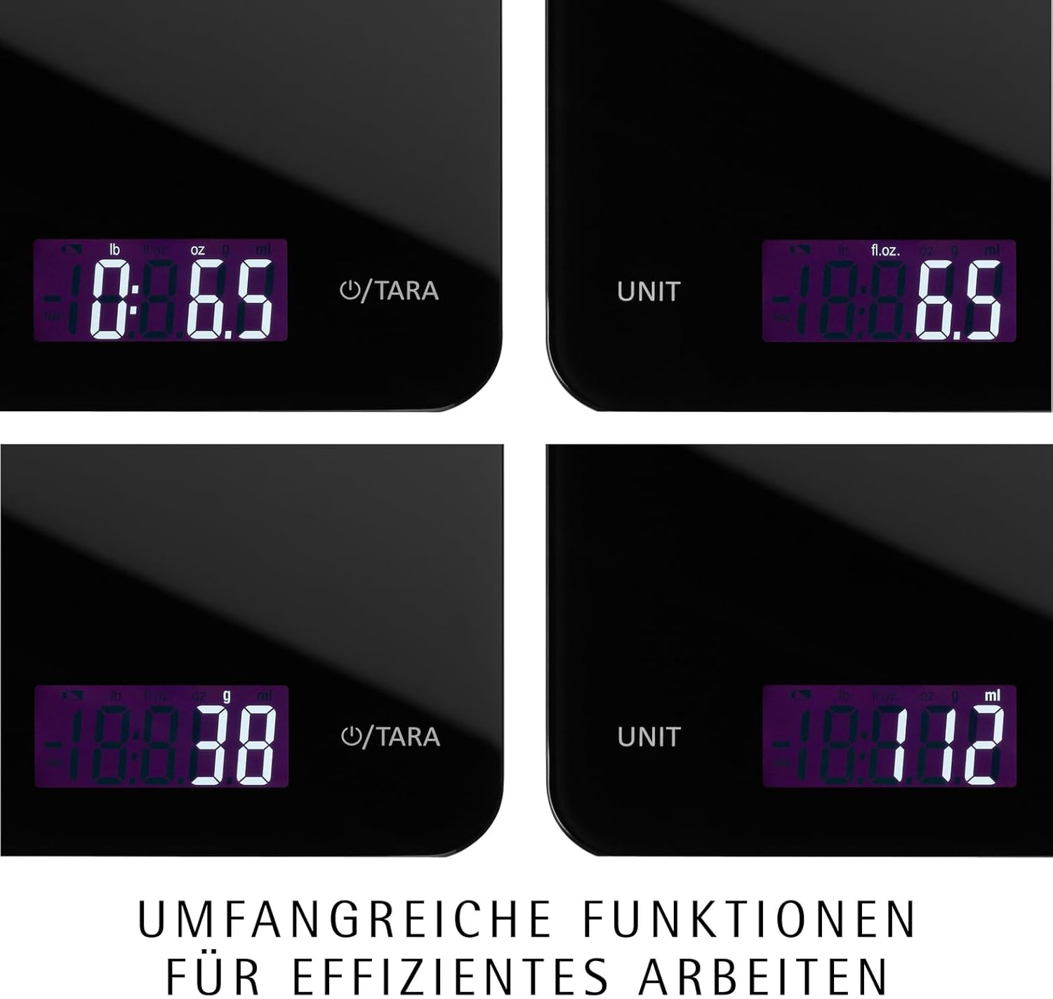 WMF 608736040 Digitale Küchenwaage Schwarz – Bild 3