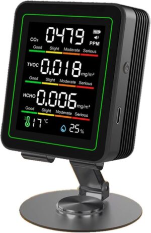 5-in-1-Luftqualitätsmonitor für H...