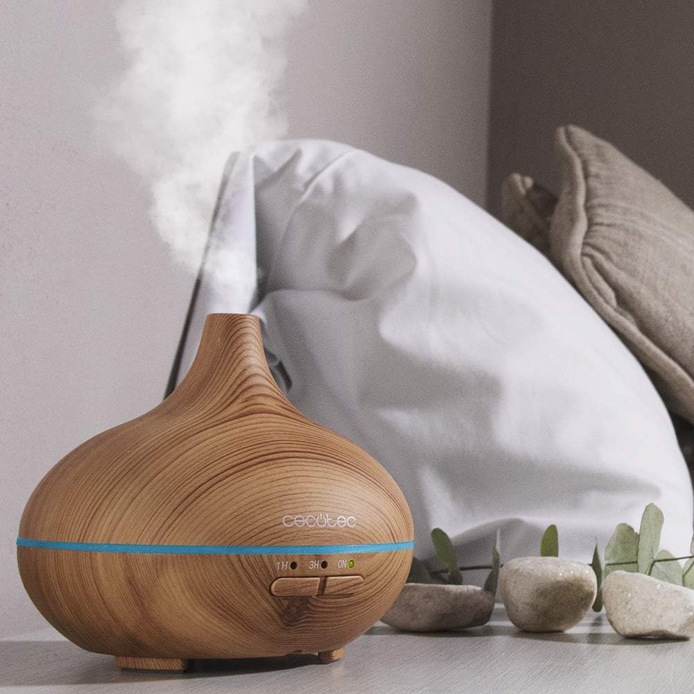 Cecotec Ultraschall- Luftbefeuchter Pure Aroma - 150-300 ml, mit Timer, 7 LED-Farben, Funktion Aromatherapie, Ultra leise. (150 ml, Yang) – Bild 5