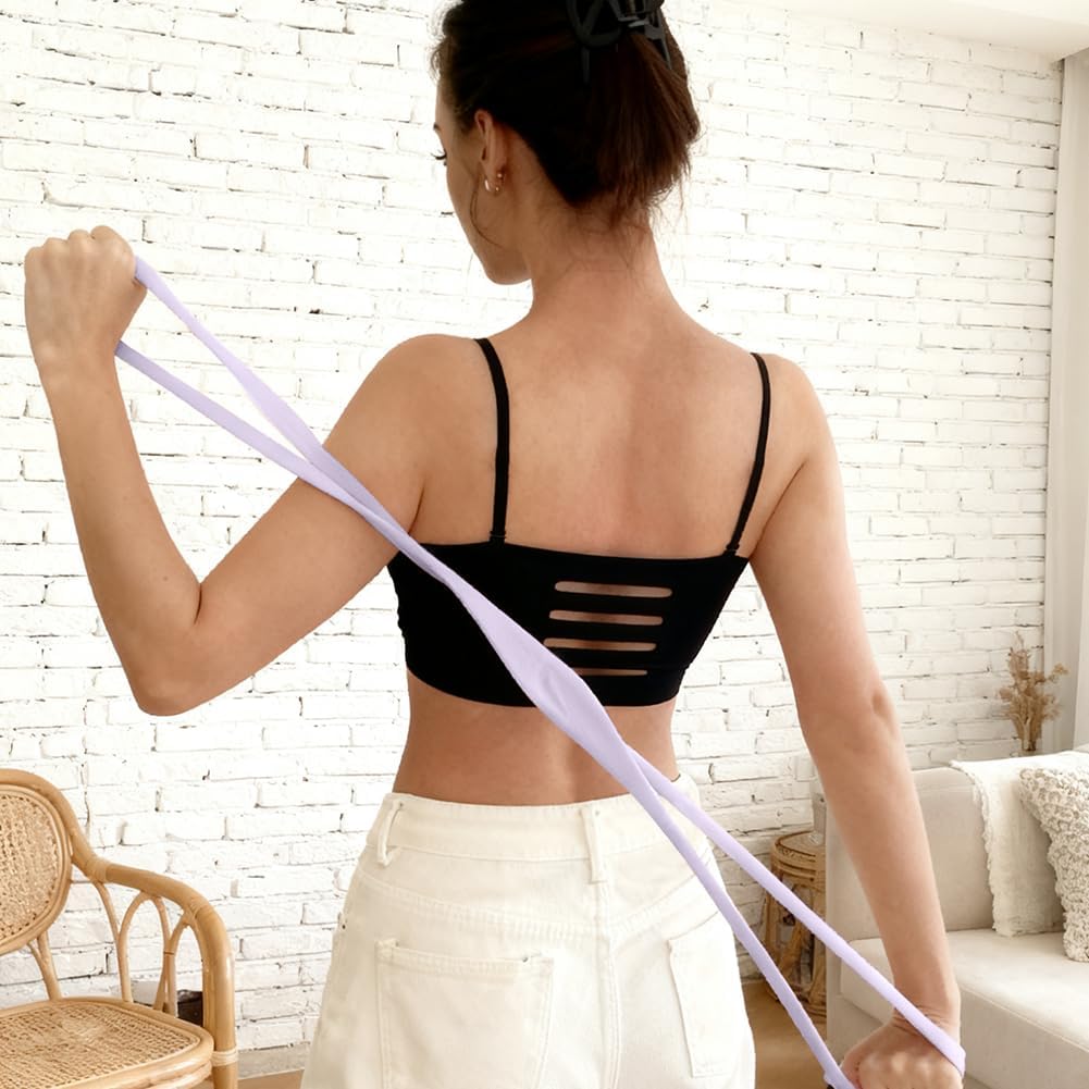 Klimmzugbänder – Hochwertige Widerstandsbänder (25 LB) | 8-förmiges Fitnessband für Schultertraining, Dehnung und Kraftaufbau, ideal für Yoga, Dehnübungen und Brustmuskeltraining – Bild 7