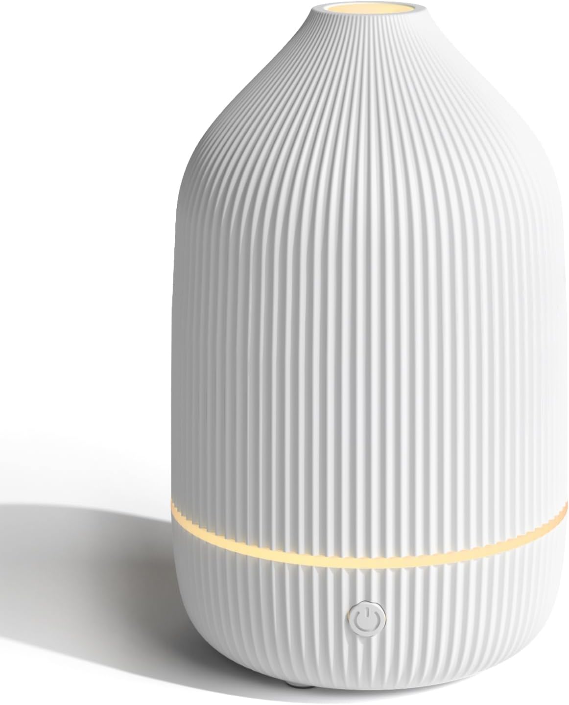 SALUBRITO Aromadiffusor, 100 ml, weißer Diffusor für ätherische Öle, Ultraschall-Aromatherapie-Diffusor, kleiner Diffusor für Zuhause, Büro, Yoga, Geschenk für Frauen