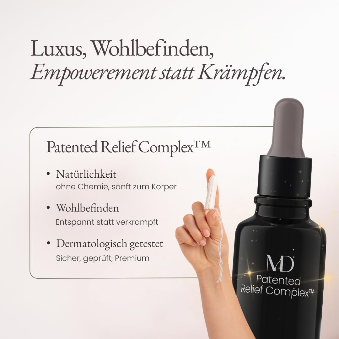 Tampons mit patentiertem Bio-Entlastungskomplex – Unterstützt Regelkrämpfe & steigert das Wohlbefinden – Hergestellt in Deutschland & zertifiziert (Super-4er-Pack) – Bild 3