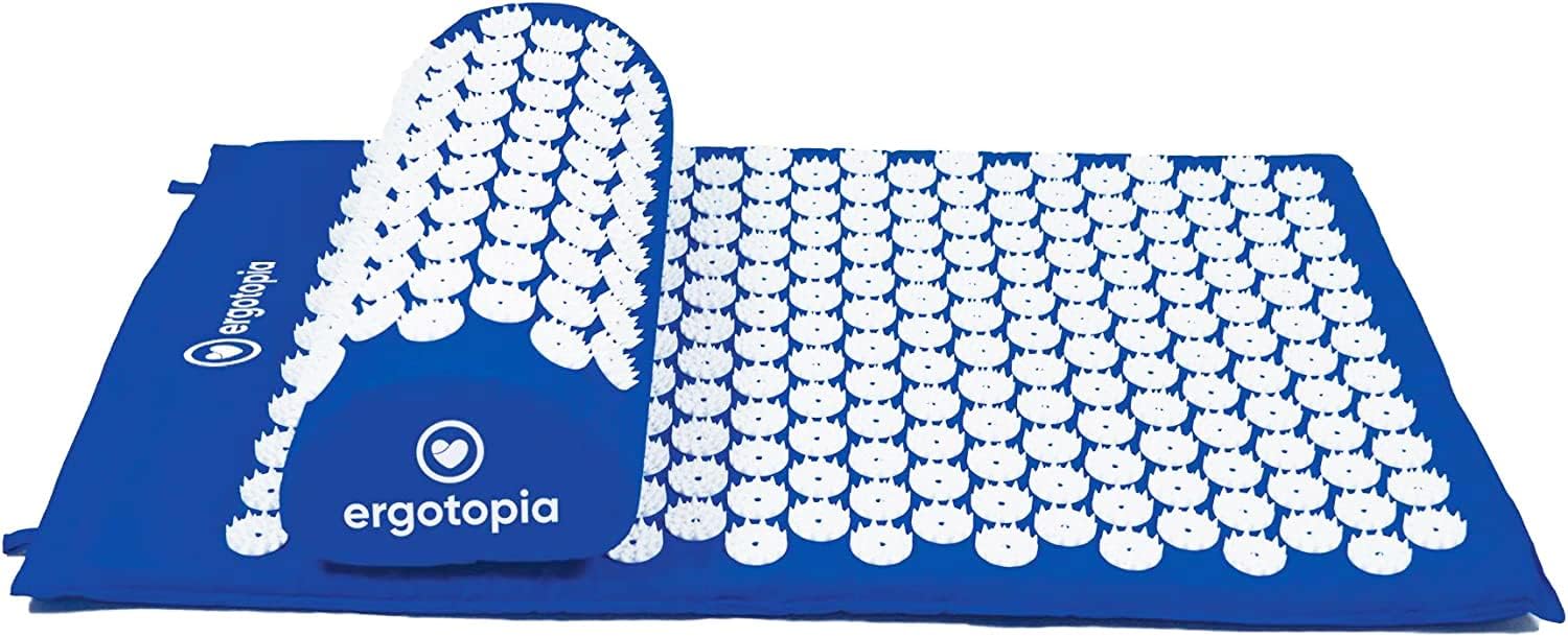 Ergotopia Akupressurmatte für wohltuende Entspannung/Massagematte für ruhige Momente und bessere Durchblutung/inkl. Akupressurkissen, 68 x 42 cm – Bild 8