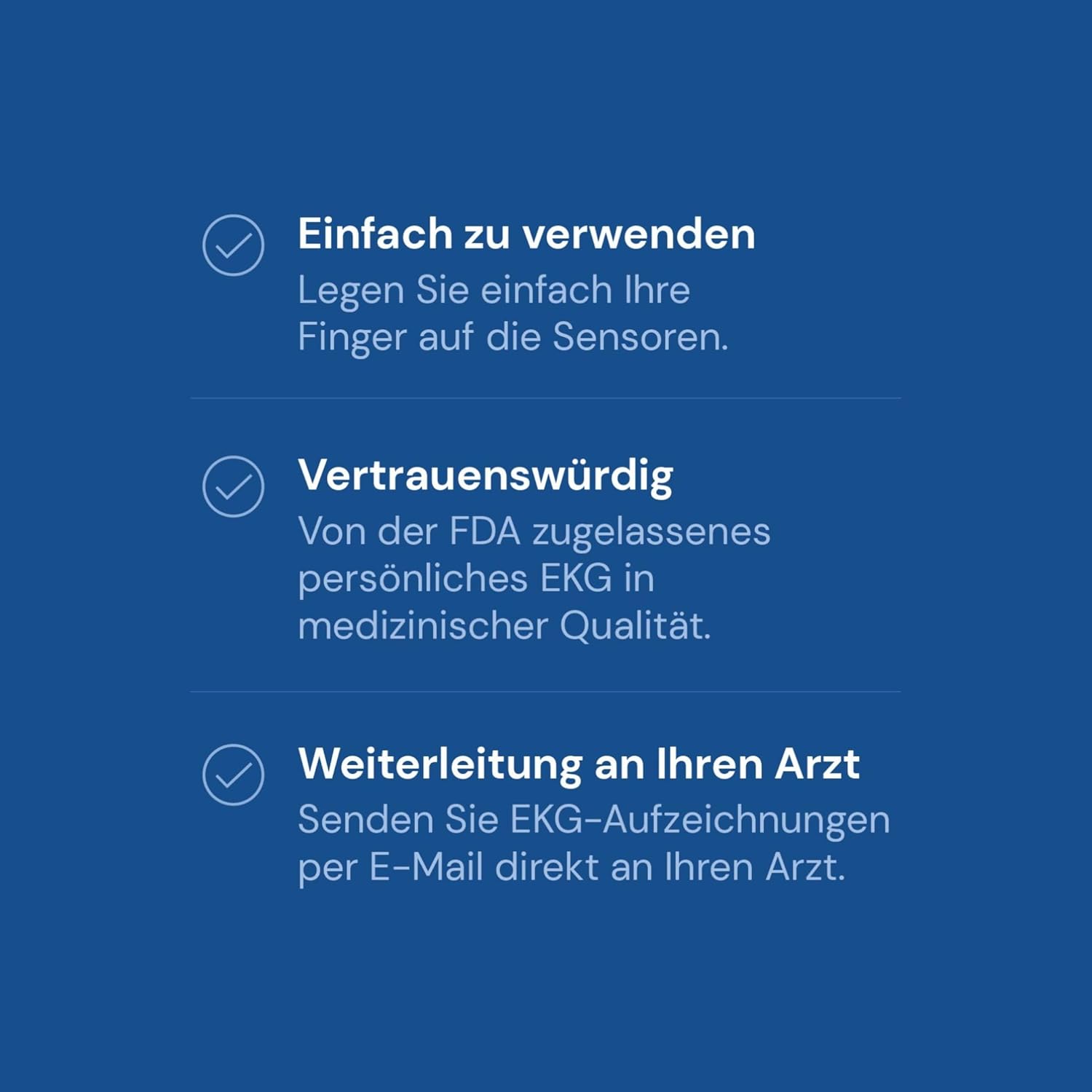 Persönlicher 6-Kanal-EKG-Herzfrequenzmonitor von KardiaMobile – sechs Ansichten des Herzens, erkennt Vorhofflimmern, schnelle Ergebnisse – Bild 4