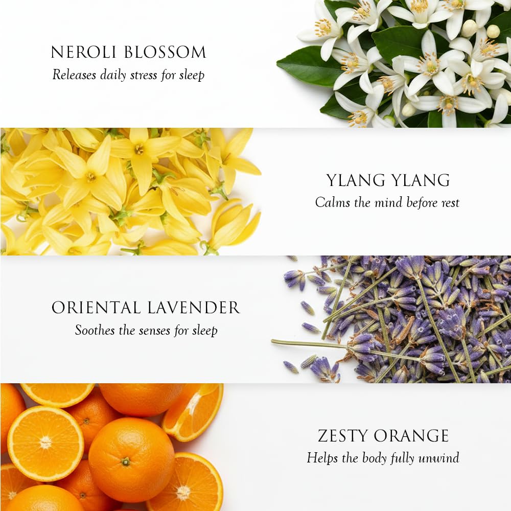 SPA CEYLON Sleep Intense Wellness Trio Set mit Duschgel, Körpercreme und Balsam, beruhigendes Geschenkset für tiefen Schlaf und Abendroutine, vegan und ayurvedisch inspiriert – Bild 8