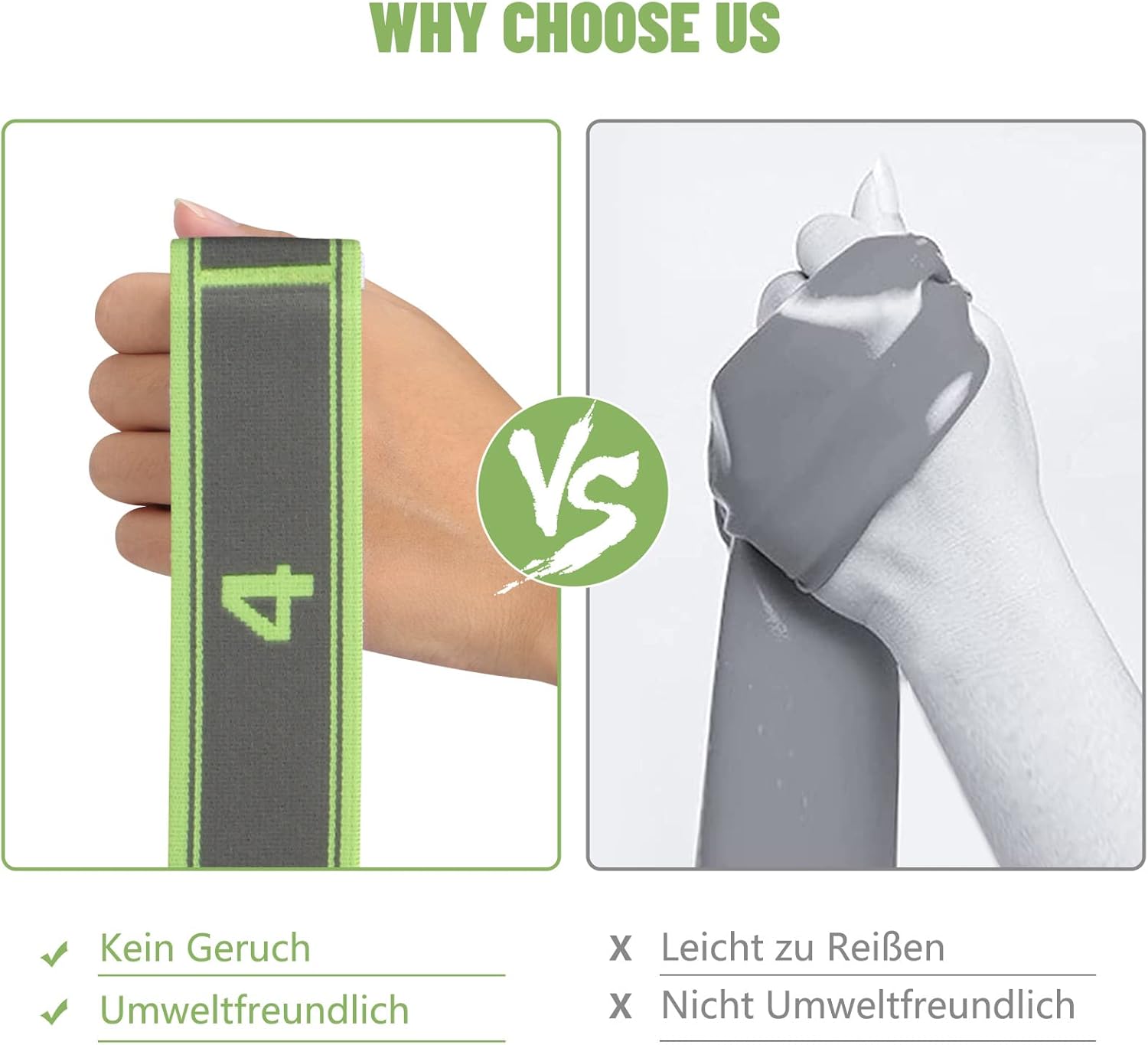 CLOPAE Yoga-Stretchband, Fitnessbänder, Yoga-Stretchgurt mit 9 Schlaufen, hochelastisches Gymnastikband, Upgrade Extend Yoga-Stretchgurt, effektives Dehnen – Bild 4