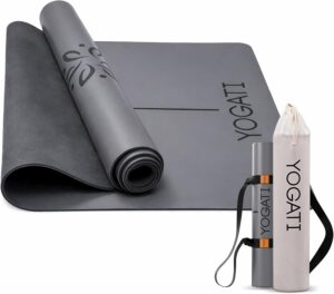 YOGATI® Yogamatte rutschfest Natur...
