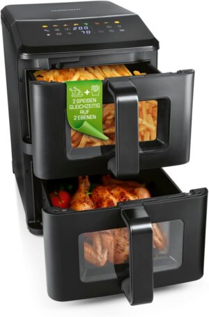 GOURMETmaxx FryUp Vertikale Doppelk...
