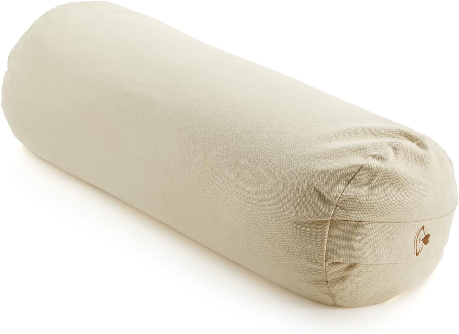 Myga Buchweizen-Nackenkissen, ergonomisches Yoga- und Meditationskissen, abnehmbarer Bezug und natürliche Füllung, ideal für Entspannung und Unterstützung bei Yoga-Übungen, 63 cm x 25 cm