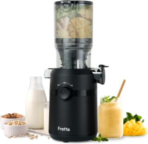 Fretta Entsafter, Slow Juicer mit 1...