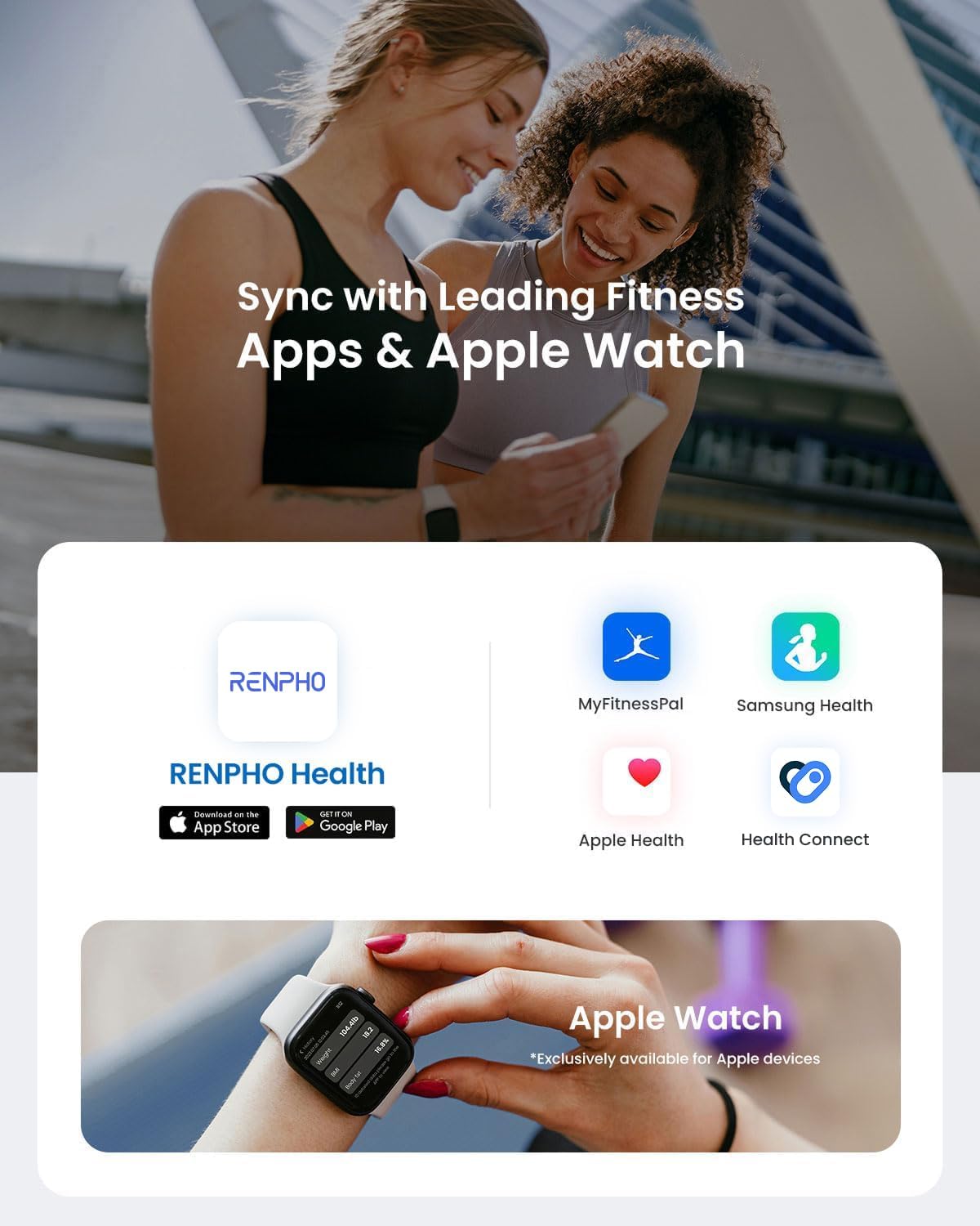 RENPHO Personenwaagen Körperfettwaage Digitale Waage mit App, Bluetooth Körperanalysewaage Smart Waage für Körperfett, BMI, Muskelmasse, Protein, BMR, Rot, Elis 1 – Bild 6