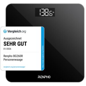 RENPHO Digitale Personenwaage, ultr...