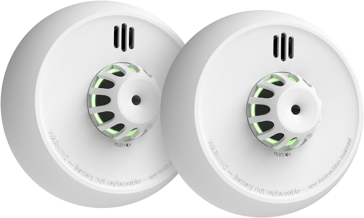 Kabelloser vernetzter X-Sense-Wärmemelder mit versiegelter 10-Jahres-Batterie und einfach zu installierendem Wärmemelder, kompatibel mit Basisstation, XH02-M, 2er-Pack