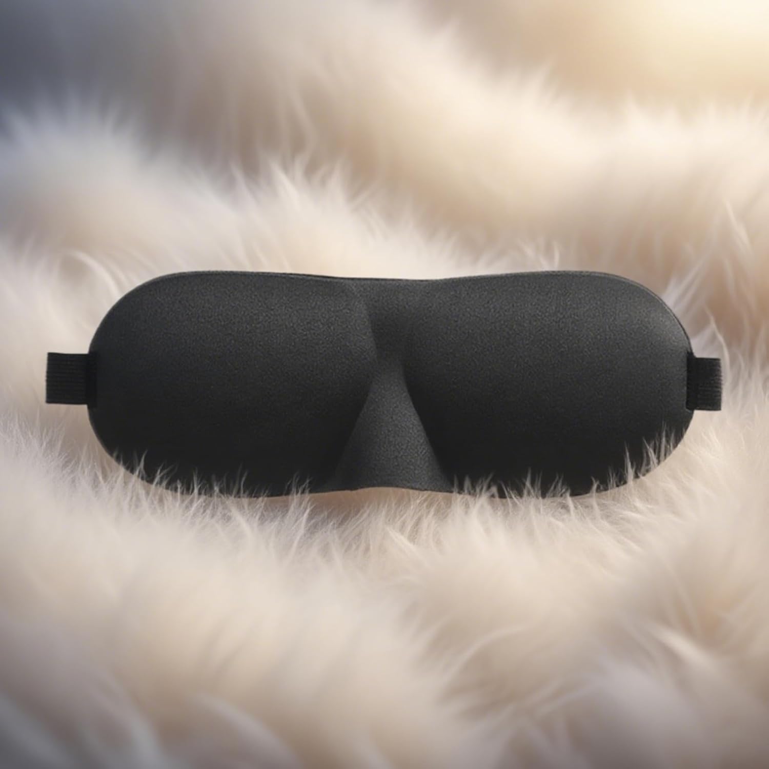 Schlafmaske – 3D-Maske gegen Licht | Atmungsaktive Augenabdeckung für Reisen, Flugzeug, Meditation, Spa, Ruheraum – Bild 2
