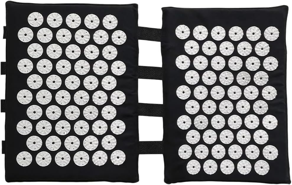 Akupressurmatte für Füße und Rücken, Akkupressmatte fuß mit 110 Spitzen, Akupunktur Matte Schwarz, Akupressur Matte für Entspanne deinen Geist und Körper – Bild 8