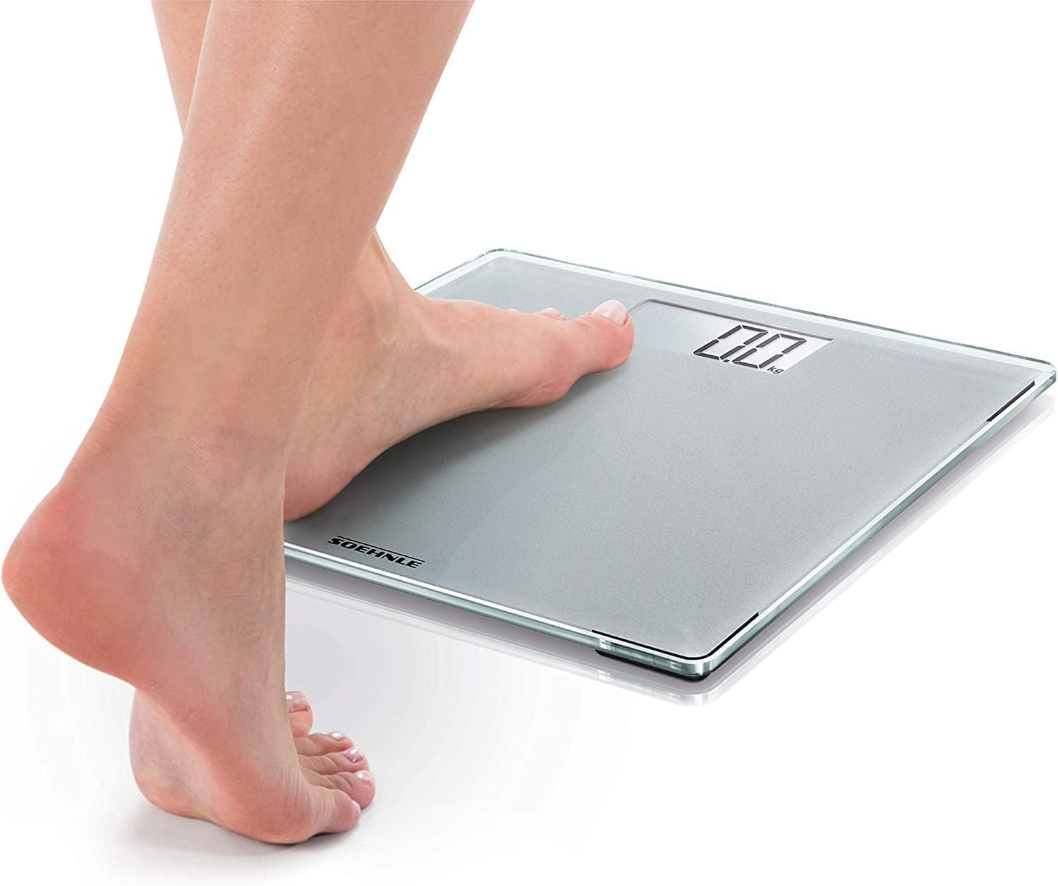 Soehnle Style Sense Kompakte Digitalwaage für 300 Personen, silber – Bild 7