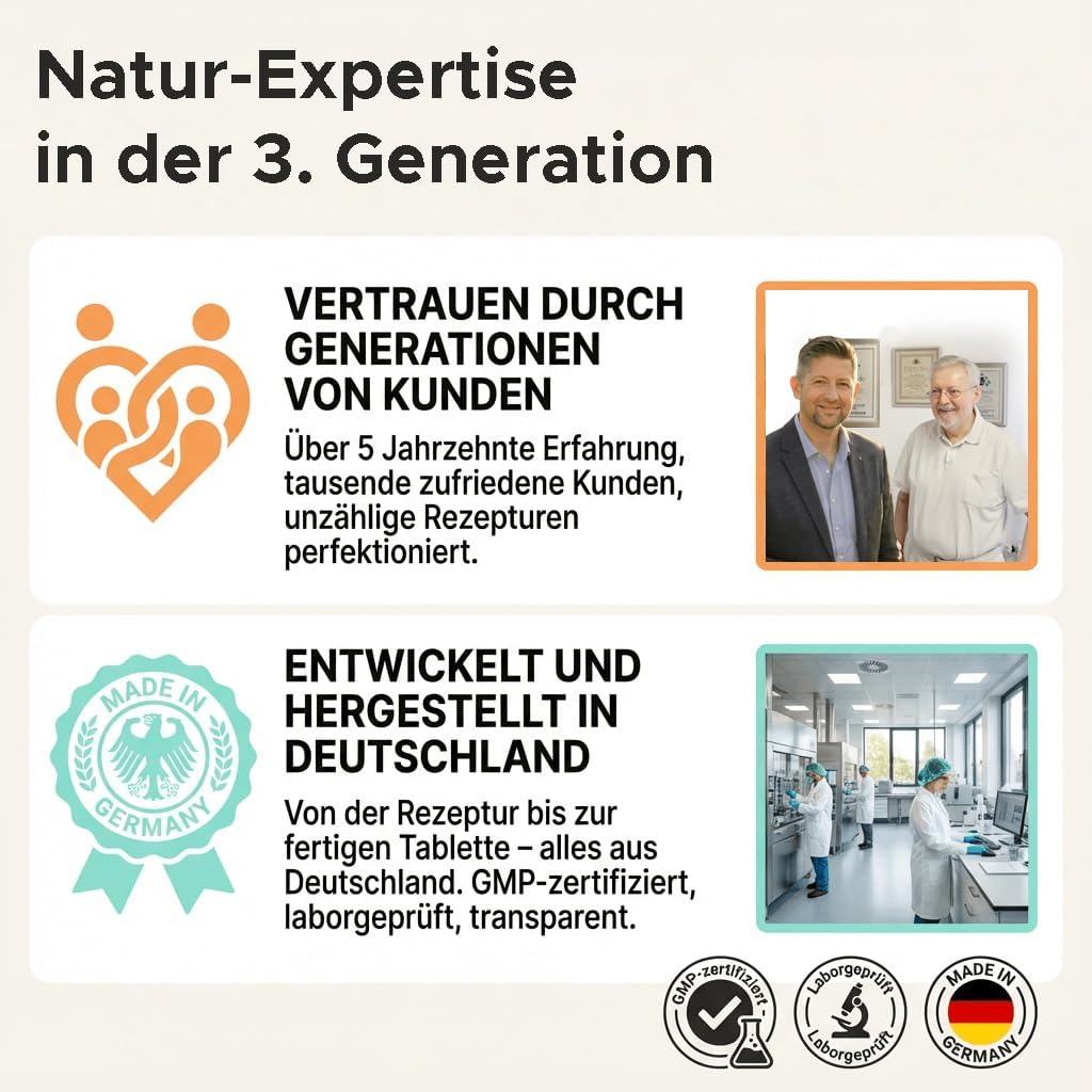 Ruhepuls – Innerer Frieden für Ihr Nervensystem¹ | Ashwagandha-Komplex | Harmonie-Balance | Entspannung | Gute Laune | Ashwaganda, Passionsblume & mehr | Nervenfutter-Geschenk – 30 Tabletten – Bild 9