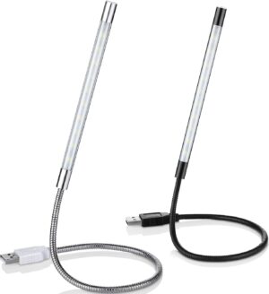 Weewooday 2 Stück USB-LED-Lampe Sc...