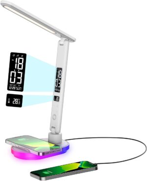 Schreibtischlampe LED dimmbar mit L...