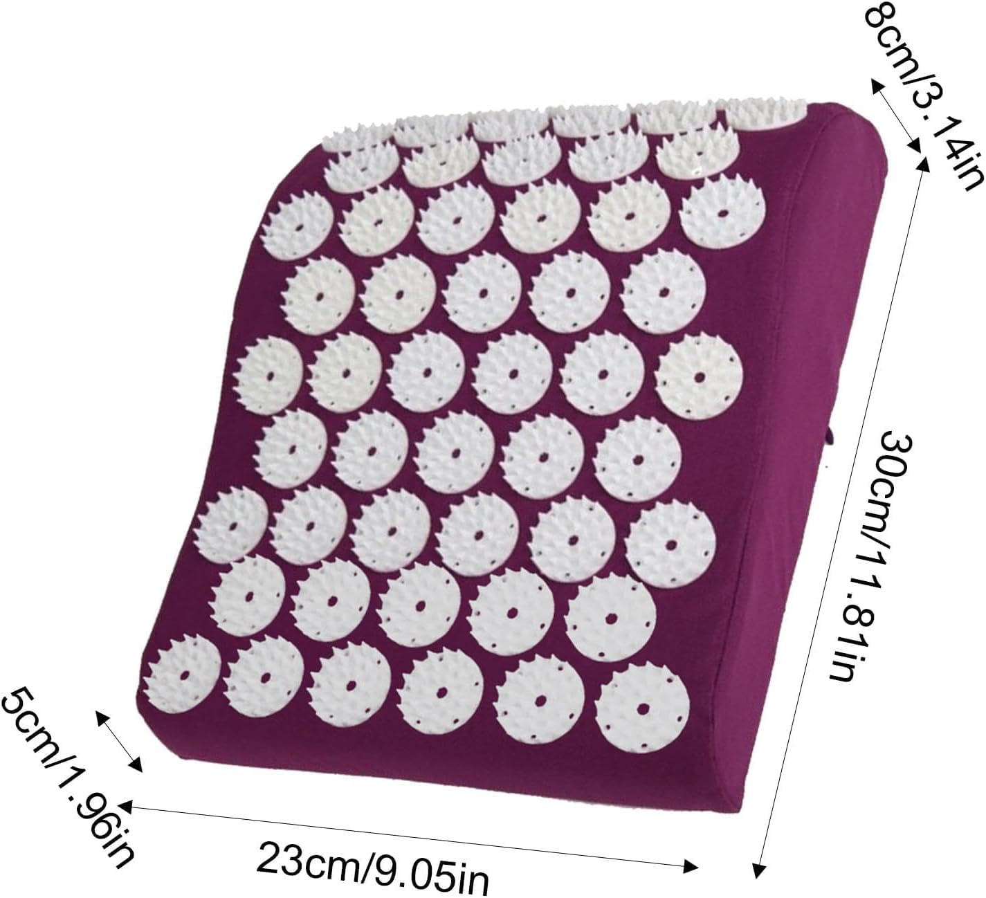 Akupressurkissen Nackenkissen Nagelkissen Iplikator Shanti 31 x 23 Lila Entspannungskissen – Bild 3