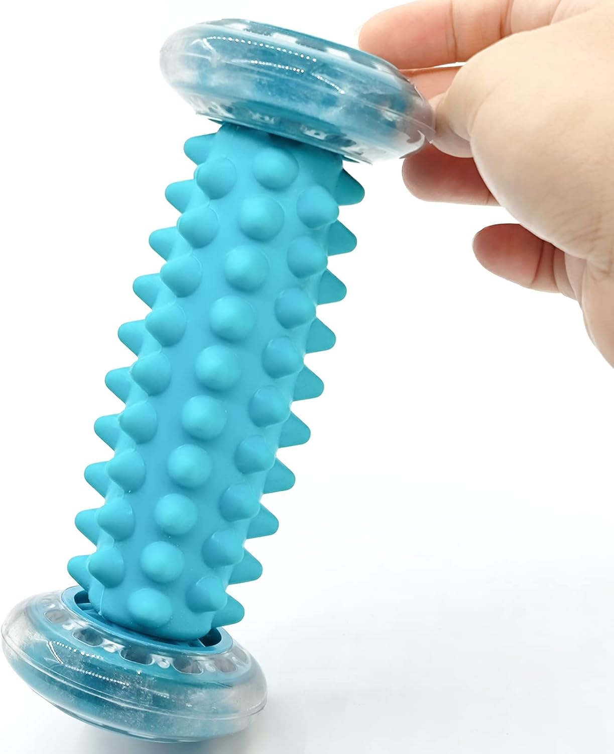 Fußmassagerolle für Fußreflexzonenmassage – Faszienrolle für Fußsohle, Massagegerät gegen Schmerzen und Verspannungen – Blau – Bild 7