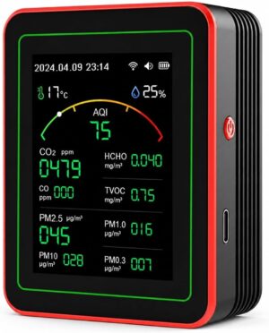 Luftqualitätsmonitor mit App-Anbin...