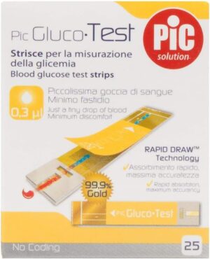 Pic Solution GlucoTest Streifen 25 ...