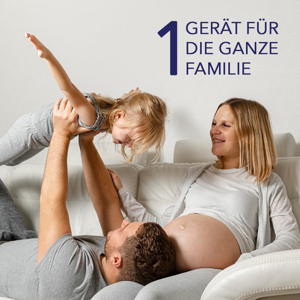 IEA Medical Digitales Infrarot-Fieberthermometer für Babys, Kinder & Erwachsene, Thermometer zur Fiebermessung mit Fieberalarm, Stirnthermometer berührungslos, Fiebermessgerät – Bild 7