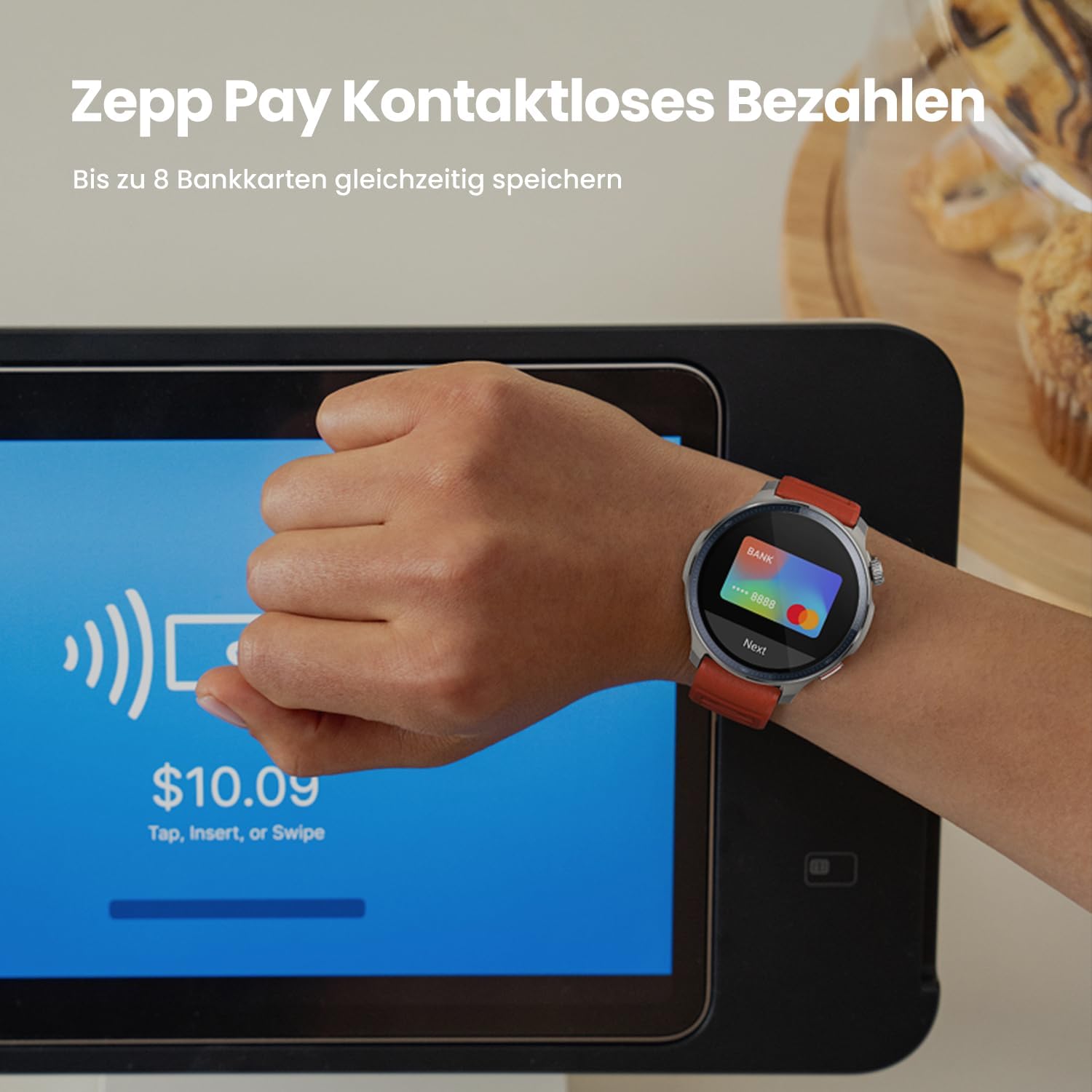 Amazfit Balance 2 Smartwatch 47 mm 1,5 Zoll AMOLED-Saphirglas, Offline-Karten, Dualband-GPS, 21 Tage Akkulaufzeit, 170+ Sportmodi, Hydrox- und Golfmodus, Herzfrequenz- und Schlaf-Tracking für Android und iPhone – Bild 8