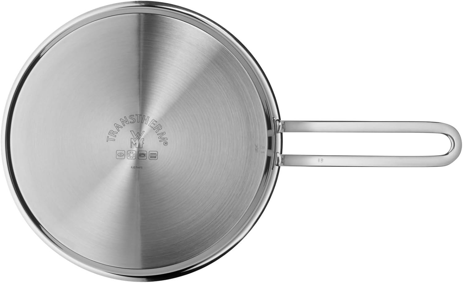 WMF Mini-Bratpfanne beschichtet klein 18 cm, Cromargan Edelstahl poliert, Induktion, stapelbar, ideal für kleine Portionen oder Single-Haushalte – Bild 5