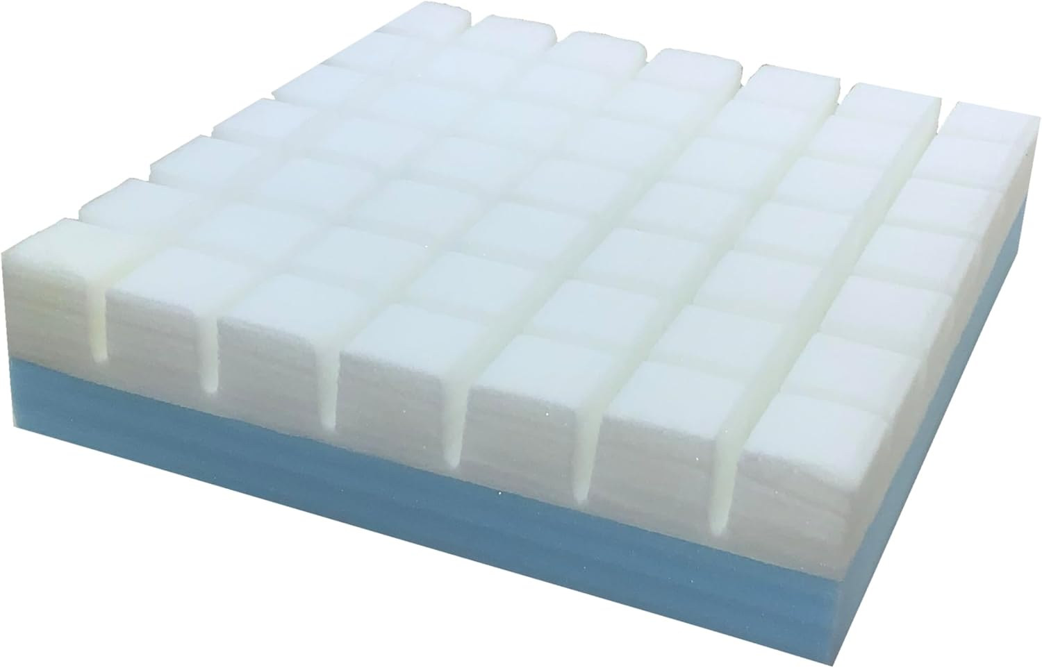 Anti-Dekubitus-Kissen mit Schlitzen für Rollstühle – orthopädisches Kissen für Steißbein und Lendenwirbelsäule mit wasserdichtem Bezug, Schaumstofffüllung (viskoelastisch + HR-Schaum) – Bild 6