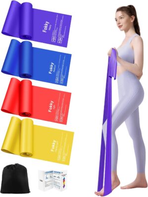Fokky Fitnessbänder 4er-Set, 1,5M/...