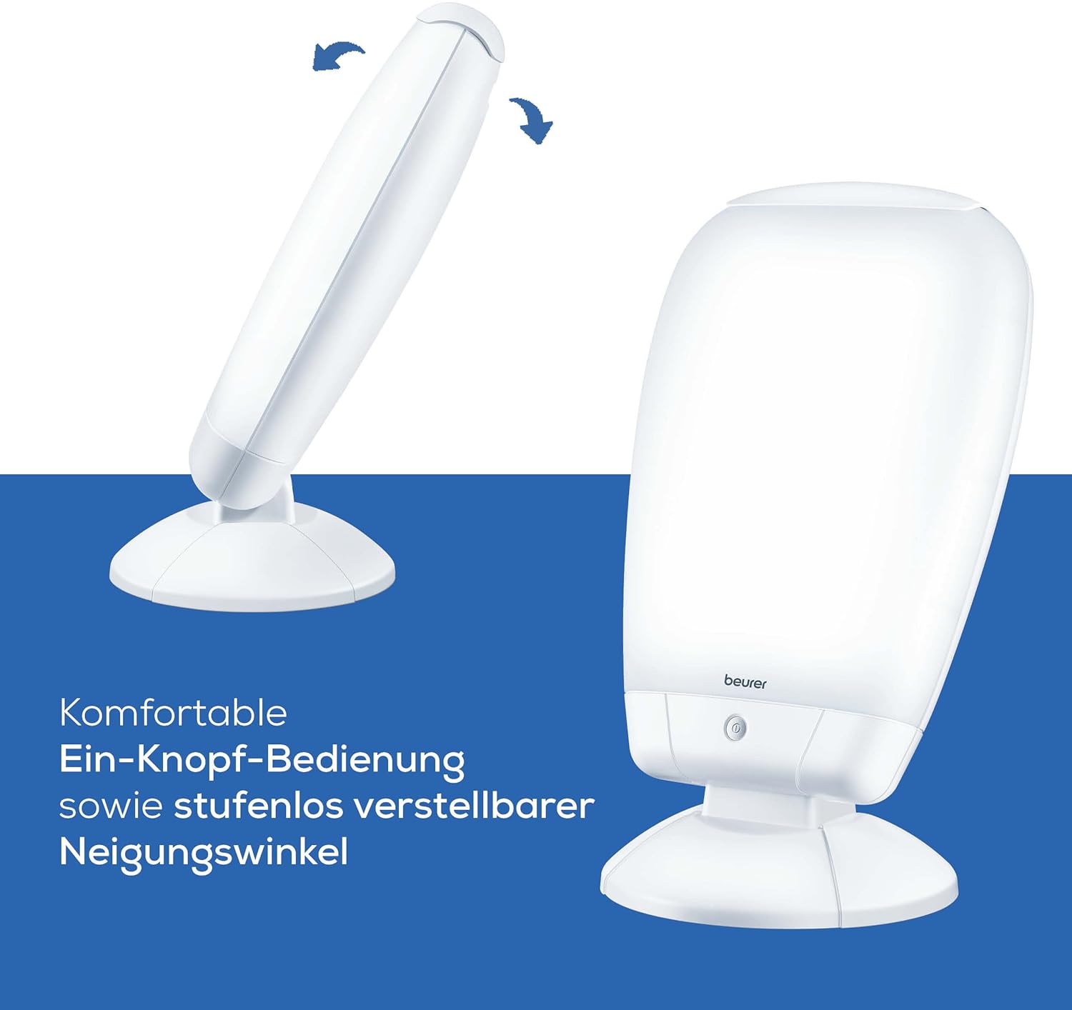 Beurer TL 80 Tageslichtsimulation, Tageslichtlampe mit stufenloser Neigungsverstellung – Bild 4