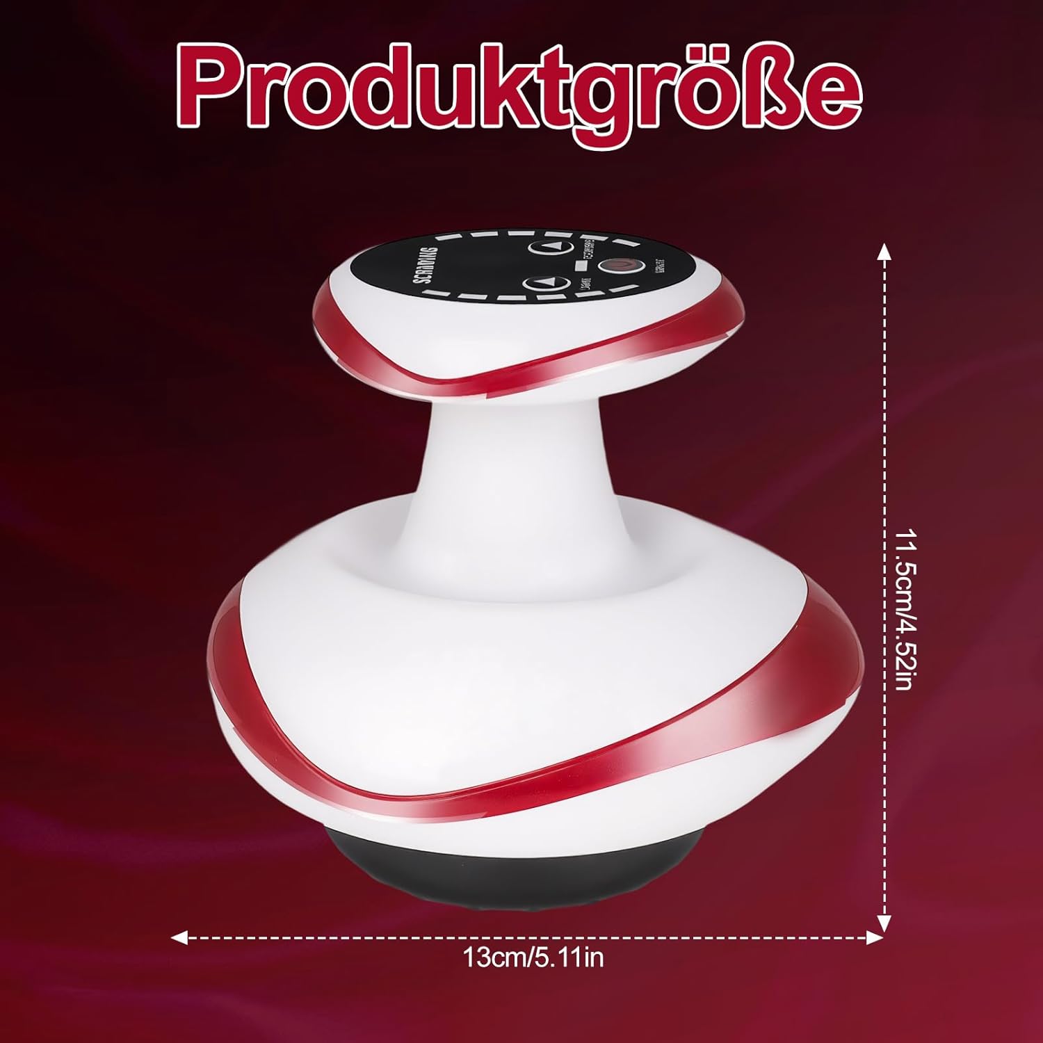 4-in-1 elektrisches GuaSha-Massagegerät – 6 Stufen Anti-Cellulite-Gerät, elektrisches Schröpfgerät mit Wärmefunktion, kabelloses Design-Vakuum-Massagegerät, Schröpfmassagegerät für eine bessere Durchblutung – Bild 2