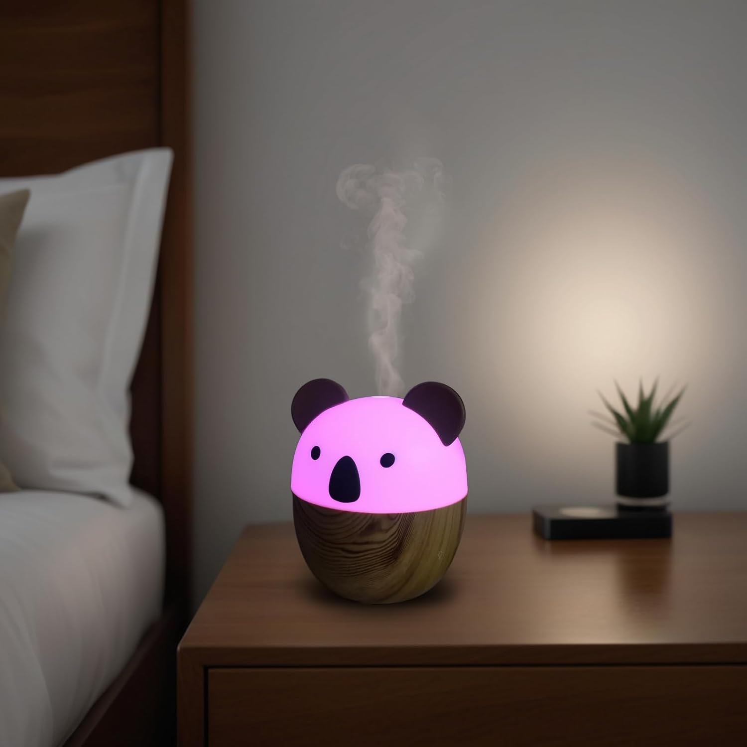 Zen'Arôme Woofie Diffusor für ätherische Öle, Ultraschall-Aromatherapie-Diffusor für kaltes Wasser, elektrischer USB-2-Diffusionsmodus, automatische Abschaltung, LED-Beleuchtung, leise und kompakt – Bild 2