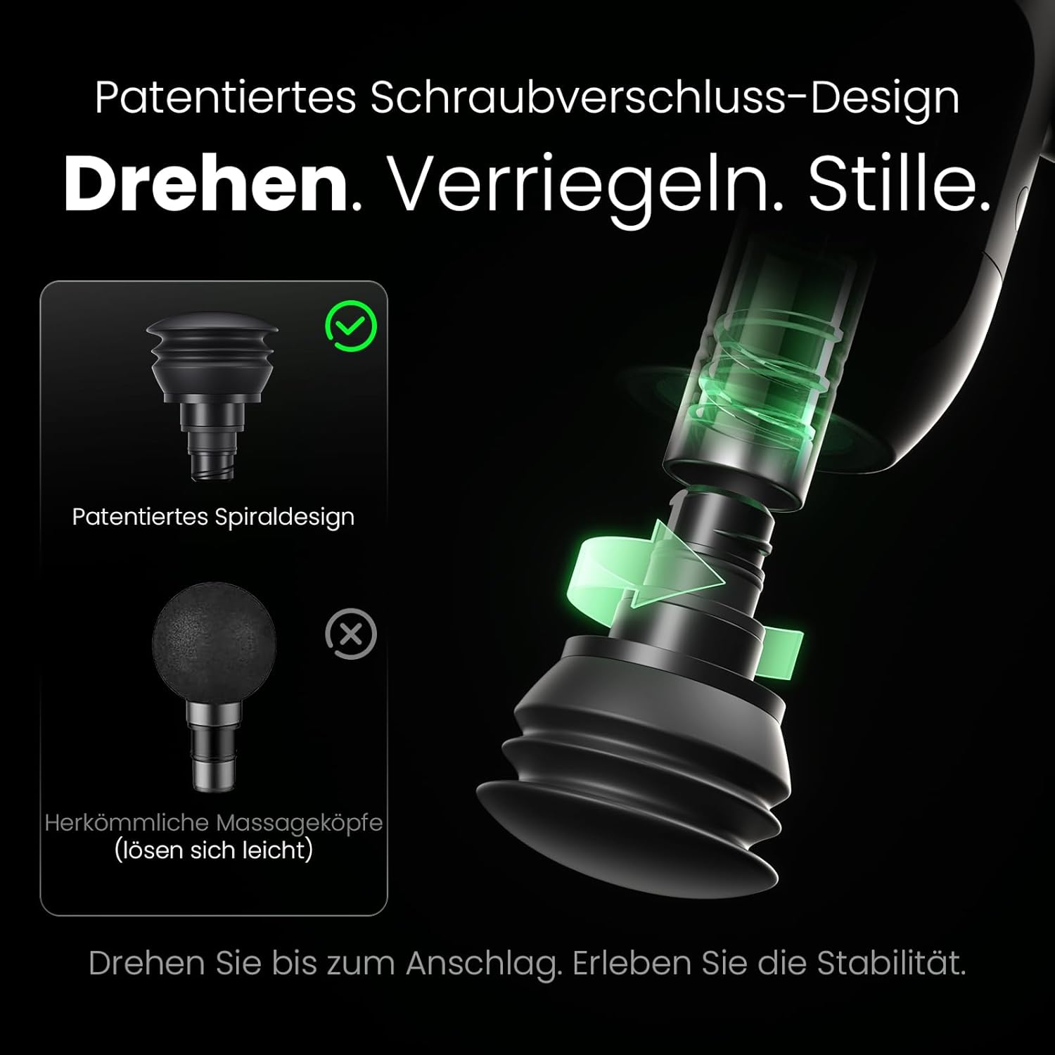 BOB AND BRAD C2 Ultra Massagepistole mit Wärmefunktion und Rotlichttherapie, tragbare Massage-Massagepistole, Muskelmassagepistole für Zuhause, Fitnessstudio, Erholung und Schmerzlinderung – Bild 7