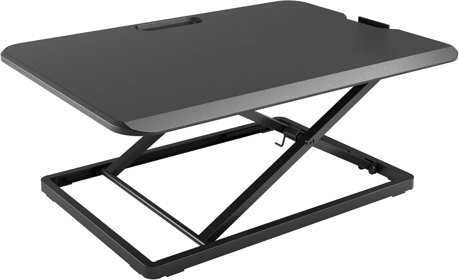 BONTEC Stehpult, Steharbeitsplatz, Stehtisch, ergonomisch, höhenverstellbar, für PC, Computer, Bildschirm, Laptop, 65 x 47 cm, Plattform, 8 kg Tragkraft
