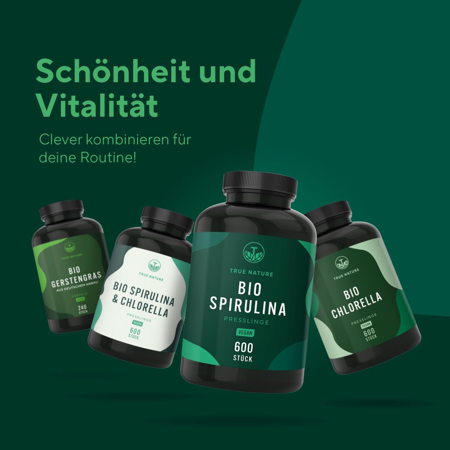 True Nature® Premium Bio-Spirulina-Pellets (500 mg x 600 Stück) – 100 % reine Bio-Spirulina-Algen – vegan, mehrfach im Labor getestet und hergestellt in Deutschland – Bild 9