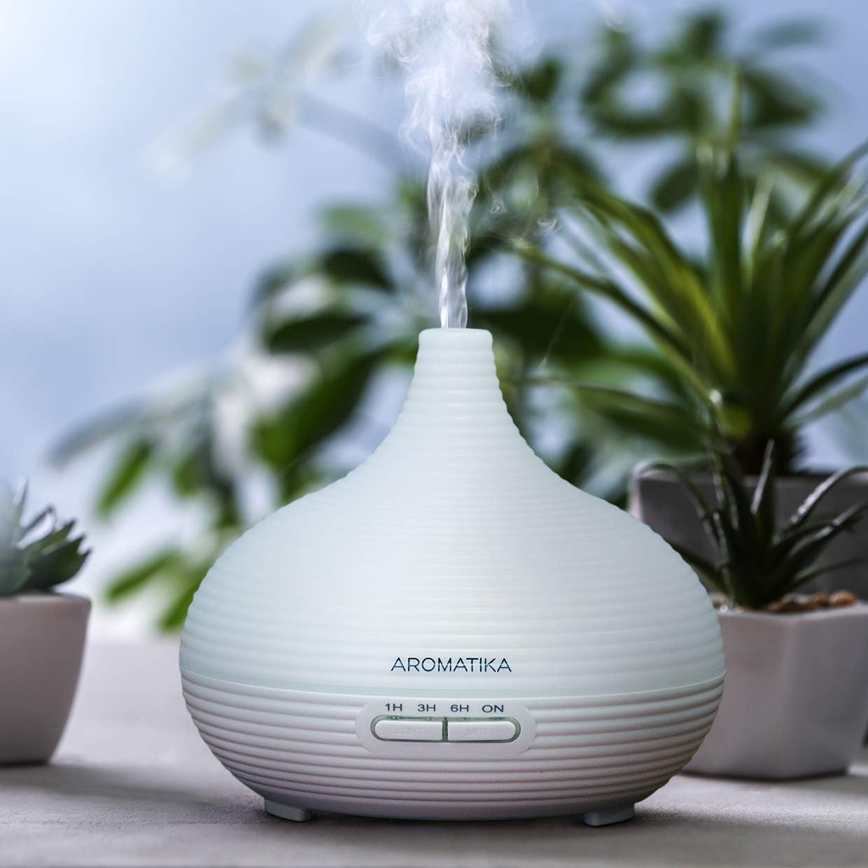 Luftbefeuchter für ätherische Öle 300 ml für Aromatherapie – LED – Ultraschall zur Befeuchtung und Aromatisierung – Aromadiffusor für Raum – Zuhause – Büro – Aromalampe elektrisch – Bild 6