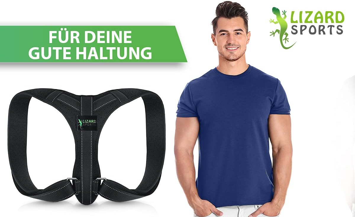 Zertifizierter Rückenglätter mit Qualitätsmanagementsystem für Medizinprodukte, Haltungskorrektur, ideal für Büroangestellte, Männer und Frauen, Brustumfang 71-107 cm – Bild 5