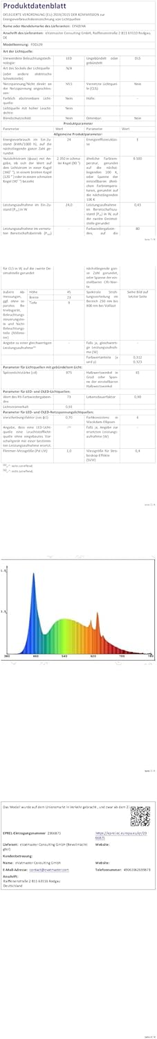 1500 Lumen Schreibtischlampe LED dimmbar – 24 W Tageslichtlampe mit Sockel und Umgebungslicht, drehbare Tischlampe für Heimbüro und Büro, automatische Schreibtisch-Monitorlampe zum Zeichnen und Arbeiten – Bild 7